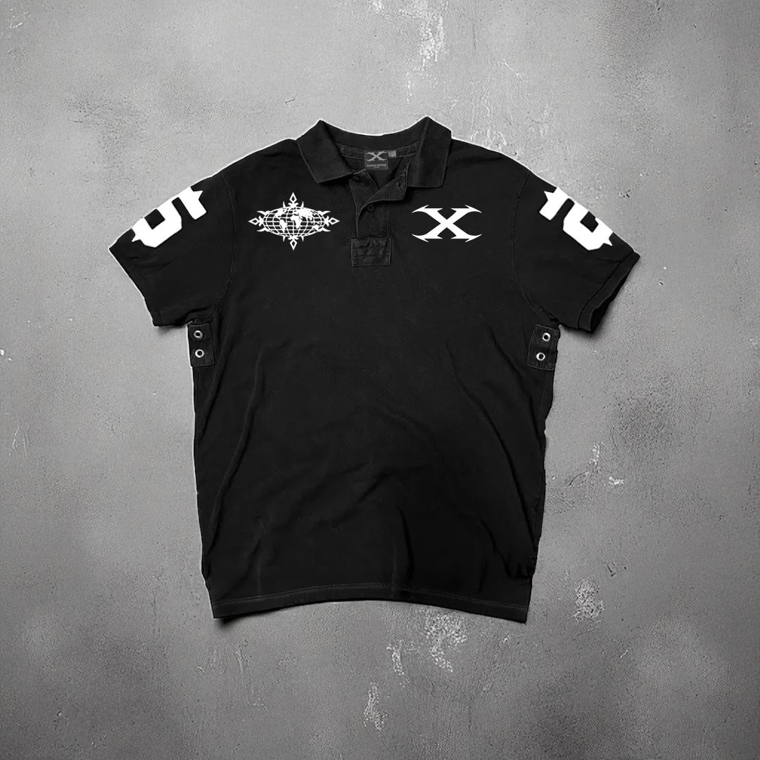 XTC Original Members Polo Black — front